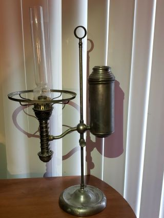 1870 ' s Manhattan Student Oil Lamp 2