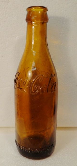 Honey Amber Coca - Cola 6 - 1/2 Oz Bottle From Lexington Ky.