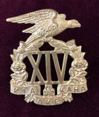 Zealand - 14th Zealand Regiment (south Otago Rifles) Cap Badge