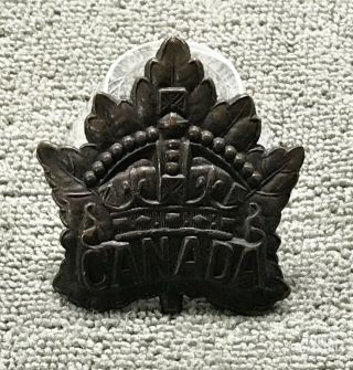 Ww1 Cef Canadian General Service Cap Badge Roden 1918 Maker (inv 22791)
