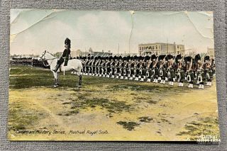 Postcard Colored Canadian Military Series,  Montreal Royal Scots (24076)