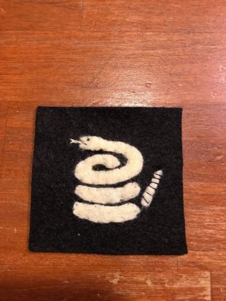 Wwi Us Army 93rd Division,  369th Infantry Regiment Patch African American