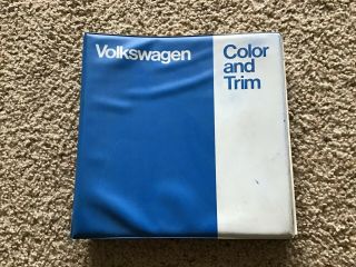 1977 Vw Dealership Showroom Color An Trim Album.