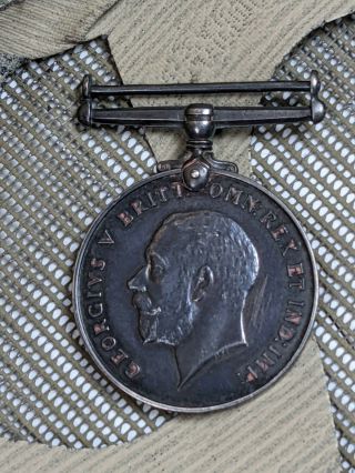 First World War/ww1 British War Medal 3473 Pte J Sanderson Highland Light Inf