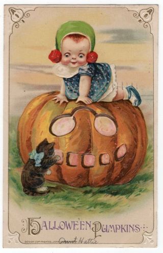Halloween Jollity,  Postcard Winsch Series 450/21 3939,  Jason Freixas,  1914