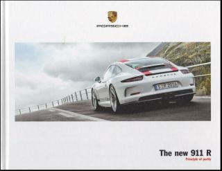 Brochure 2016 Porsche 911 R Hard Cover _ English Text _