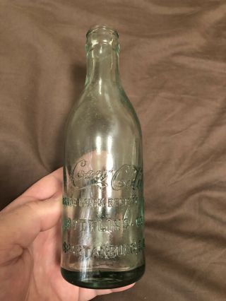 Straight Sided Mid Script Coca - Cola Bottle From Spartanburg,  South Carolina Sc