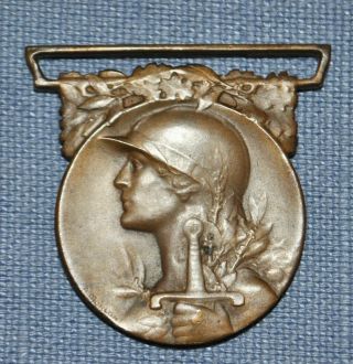 Republic Of France Grande Guerre 1914 - 1918 Medal (no Ribbon)