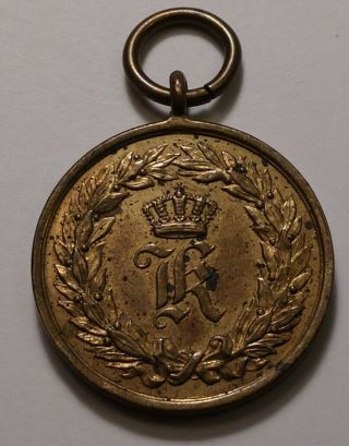 1866 German Wurttemberg Loyal Service Medal 9679