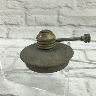 Small Kerosene Oil Lamp Light Vintage Brass