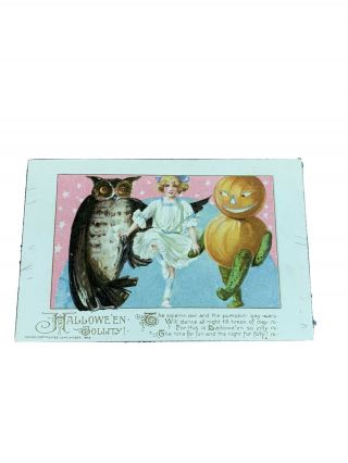 C.  1913 John Winsch Halloween Postcard Hallowe 