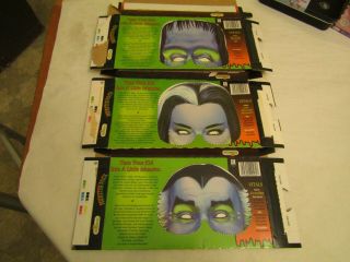 Hostess (pre - Bankruptcy Cont.  Baking) Munsters Boxes - Herman,  Lily,  And Grandpa