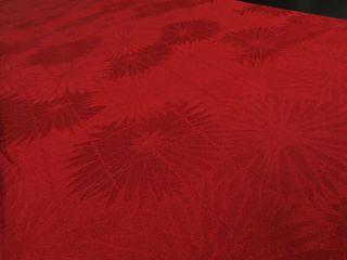 1c03z90 Japanese Kimono Silk Fabric Dark Red 63.  8 "