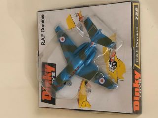 DINKY TOYS 728 R.  A.  F DOMINIE BOXED MILITARY JET AIRPLANE 2