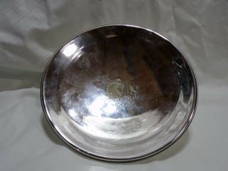 Antique 7 - 7/8 " Mercury Glass Reflector For Oil / Kerosene Lamp 5/16 " Diam Tube