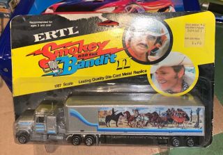 Rare Vintage Ertl Smokey And The Bandit 2 Semi Trailer Truck.  Package