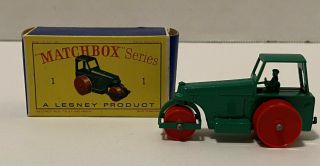 Vintage Matchbox Series 1 A Lesney Product 1 Diesel Road Roller