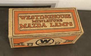 10 Vintage Westinghouse Mazda Radio Panel Light Bulbs 3.  2 V