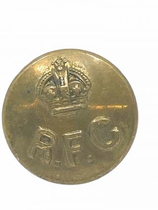 Ww1 British Bef Rfc Royal Flying Corps Large Size Officers Uniform Button