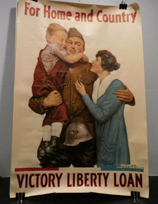 Small Wwi Orr Poster For Home And Country