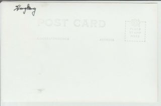 Wing Lok Street - Hong Kong RPPC 1940 ' s Postcard 2