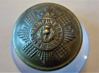 Wwi British Army Scots Guards Uniform Button Diameter 25mm