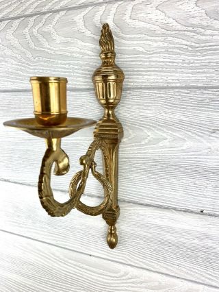 Torne Ikea Of Sweden Wall Mounted Ornate Brass Candle Holders