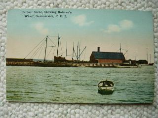 Summerside Pei - Holmans Wharf - Harour Scene - Prince Edward Island