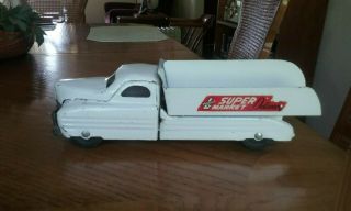 Buddy L Market Delivery Truck Pressed Steel 13 " Long - 1940s