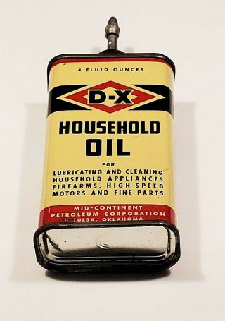 Early D - X Household Oil Handy Oiler / Lead Top