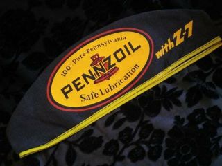 Set of 2 PENNZOIL GAS OIL SERVICE STATION Advertising HAT CAPS Car Collectible 3