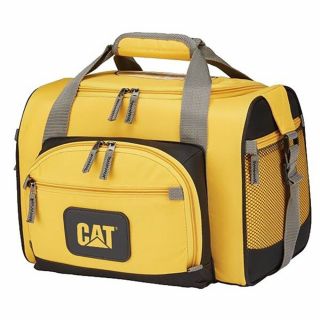 Caterpillar Cat Black & Yellow Fully Insulated Convertible 12 Can Cooler Bag