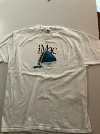 Vintage 1998 Apple Imac Think Different T - Shirt Xl White