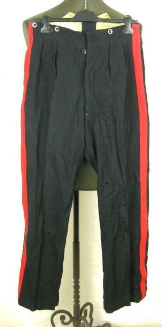 Ww1 Wwi Great Britain British Army Dress Uniform Officer Trousers Red Bands