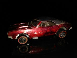 Vintage Hot Wheels Redline 60s 70s Toy Car Parts Repair Custom Camaro Red USA 3