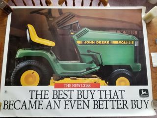 John Deere Lx188 Lawn And Garden Tractors Dealer Showroom Display Poster