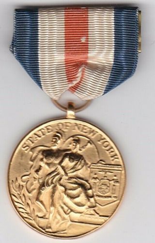 York National Guard Wwi - Wwii State Medal For Aid Of Civil Authorities