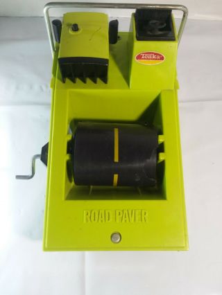 Rare Tonka Road Paver Light Green Steel.  9 1/2 Inches Long.  10 Ft Of Road