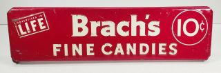 Vtg Brach’s Fine Candies Advertised In Life 10 Cent Metal Store Counter Display