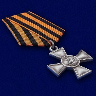 Russian Empire Award Order Badge - Cross Of St.  George 3кd Class - Mockup
