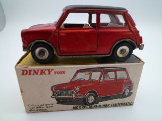 Vintage Dinky 183 Morris Mini Minor Issued 1966 - 74
