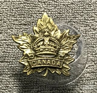 Ww1 Cef Canadian General Service Collar Badge (inv 22789)
