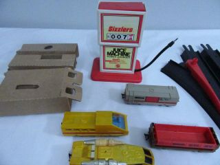 1970 Speed Chief Mattel Hotline Railroad Train Great Freight Set Sizzlers 3