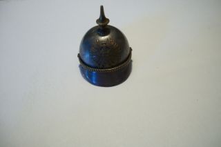 Miniature Metal Souvenir World War One Imperial German Picklehaube Spike Helmet