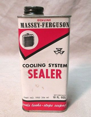 Vintage Massey Ferguson Cooling System Sealer Can Tin Tractor