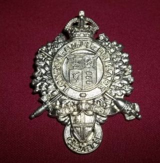 Ww I British Army Military Cap Badge London Rifle Brigade
