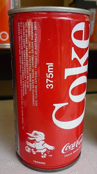 Collectable Coca Cola Cans: Kickaburra Youth World Cup Soccer: Training