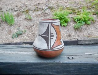 Zia Pueblo Polychrome Pottery Jar
