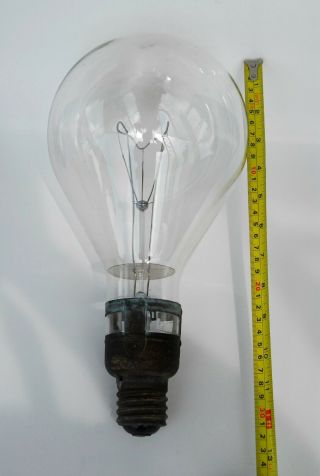 Antique Steampunk Ge 1000 Watt Mogul Base Light Bulb