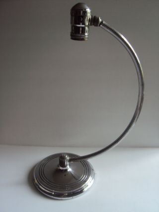 Vintage Chase Art Deco Table Desk Lamp Needs Rewiring